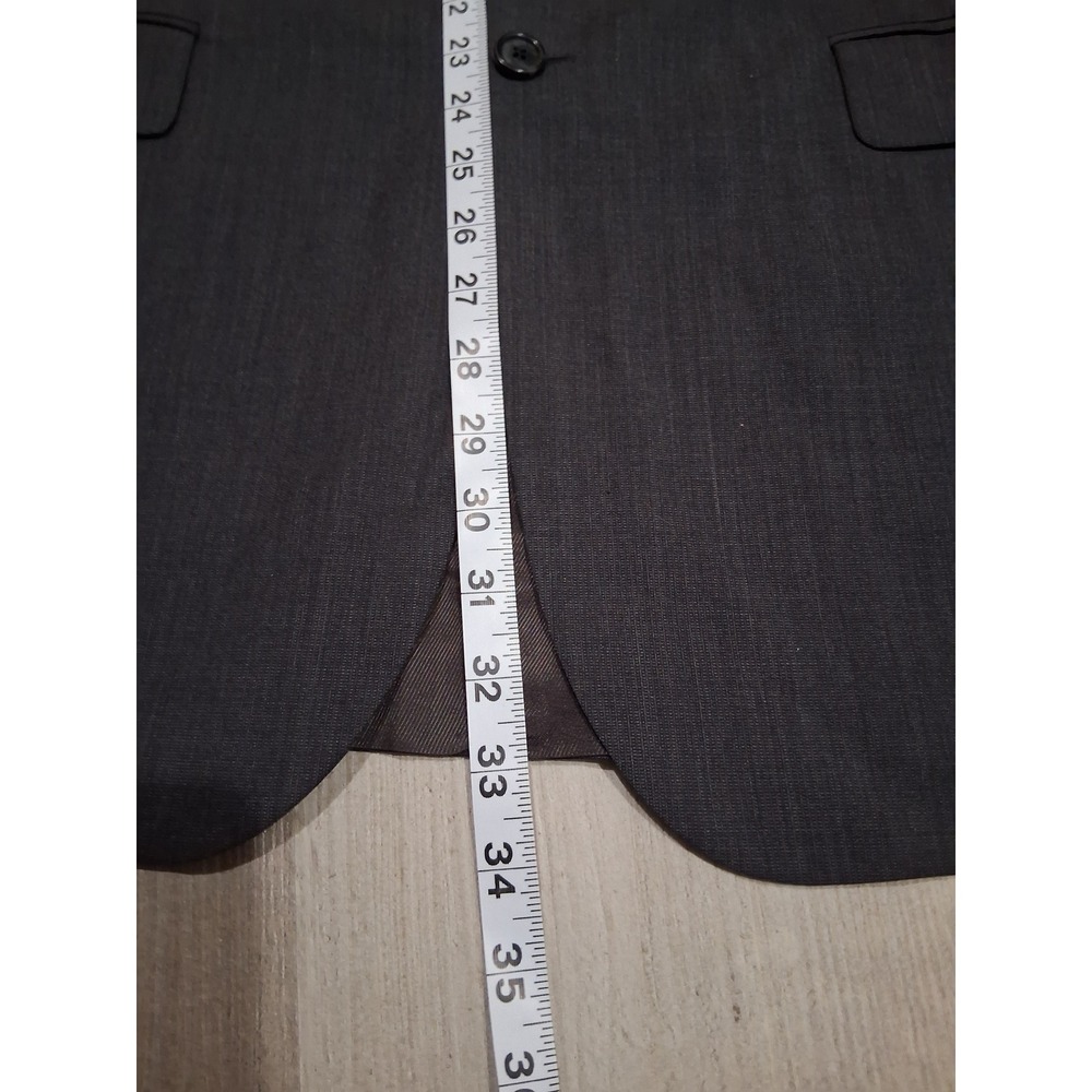 Burberry Mens Charcoal Grey Two Button Blazer Sport Coat 42R‎ - Picture 5 of 6